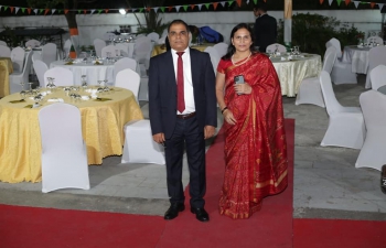 Ambassador G.R.Meena hosted a farewell dinner for the Indian community on 25 August, 2022 at the Chancery. More than 100 persons attended the event. 
