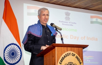 On the occasion of the 74th Republic Day celebrations in the Chancery on 26 January, 2023